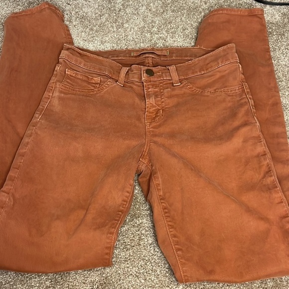 J BRAND BURNT ORANGE JEANS SIZE 26 - Picture 2 of 6